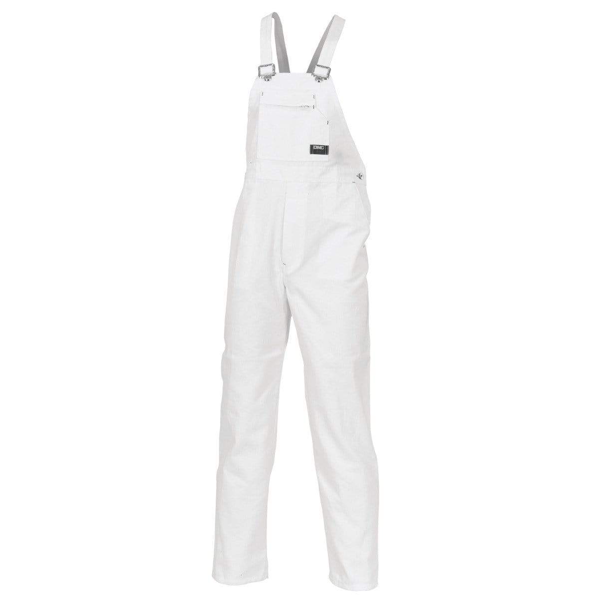 Dnc Workwear Cotton Drill Bib And Brace Overall - 3111 Work Wear DNC Workwear White 77R 